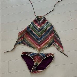 BECCA Tankini Bikini Top and Bottom Size Medium